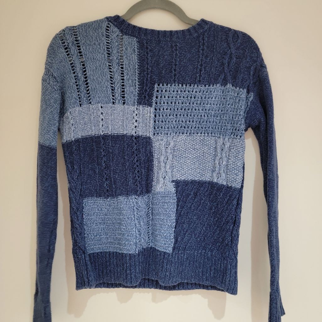 American Eagle Patchwork Sweater